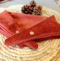 Bandana velours marron