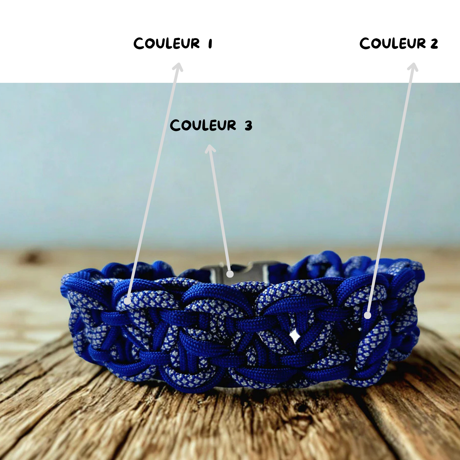 Collier double KBK Bar