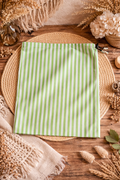 Snood rayé vert