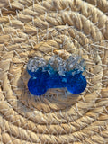 Medaille La bleue pailletée