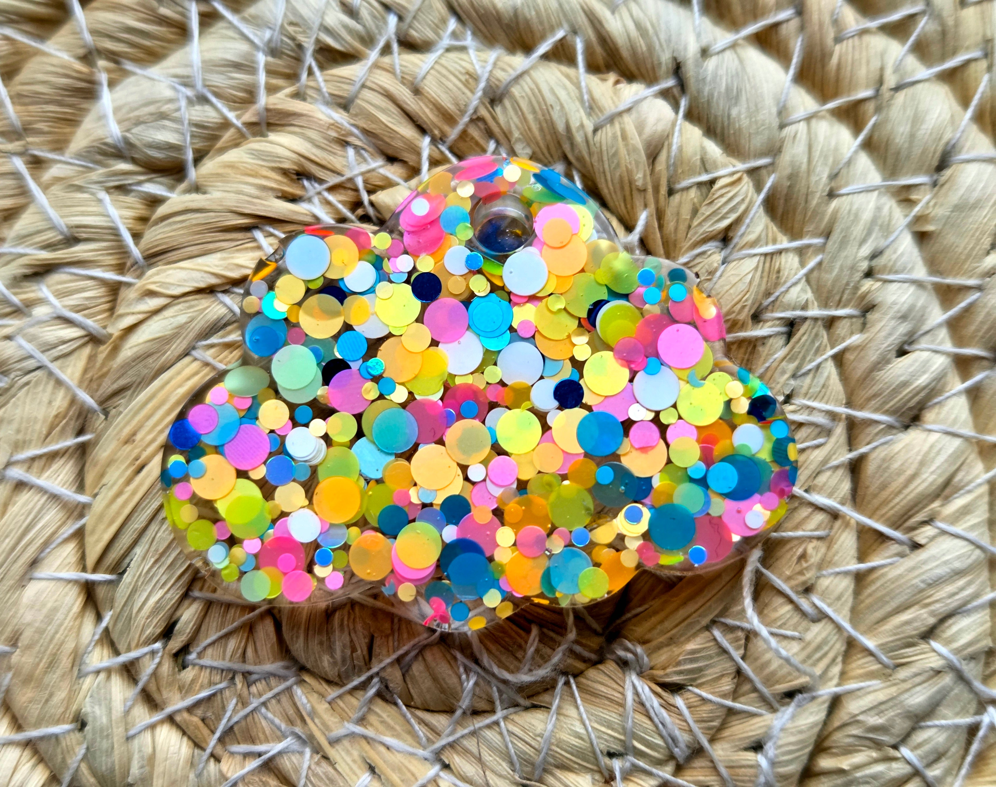 Medaille confettis